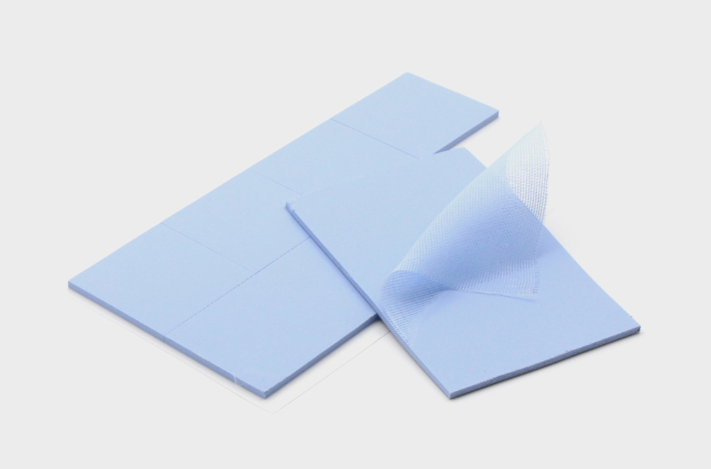 Glass fiber thermal conductive silicone sheet